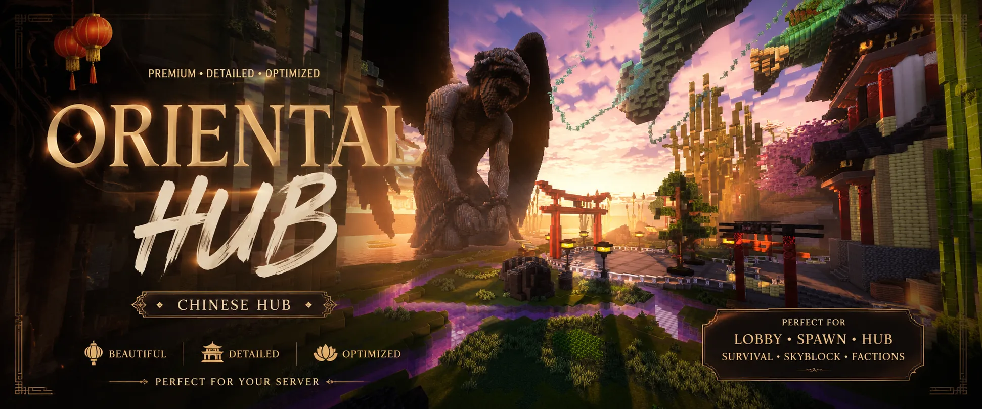 Oriental Hub 🏯| Big Lobby Map